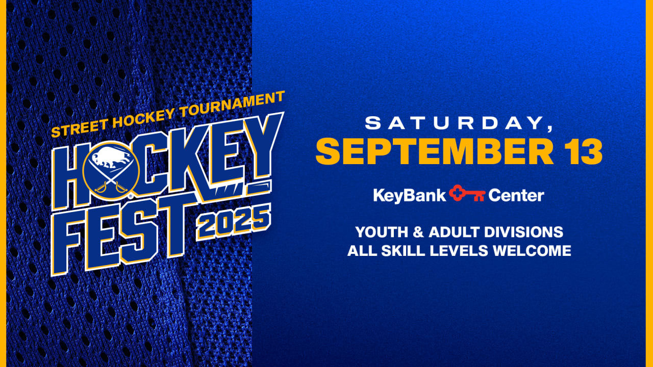 Sabres “Hockeyfest” street hockey tournament to return on Sept. 13 | Buffalo Sabres