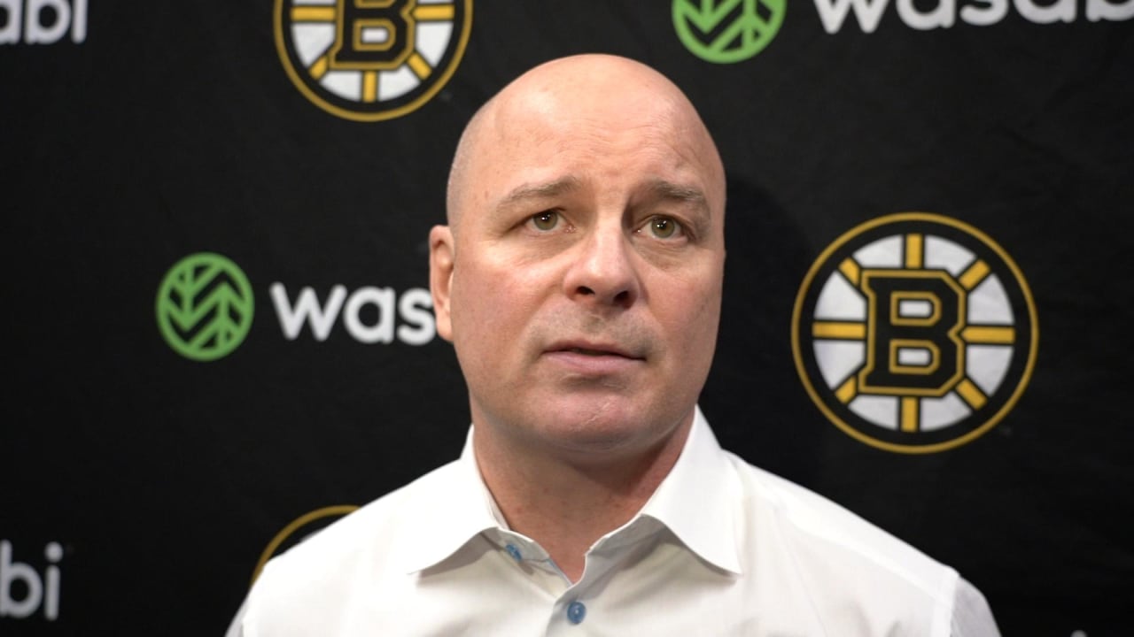 Press Room: Jim Montgomery | Boston Bruins