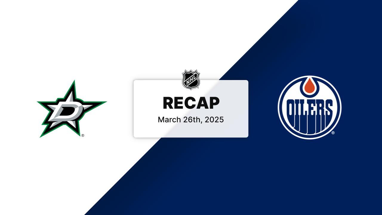 DAL at EDM | Recap | Dallas Stars