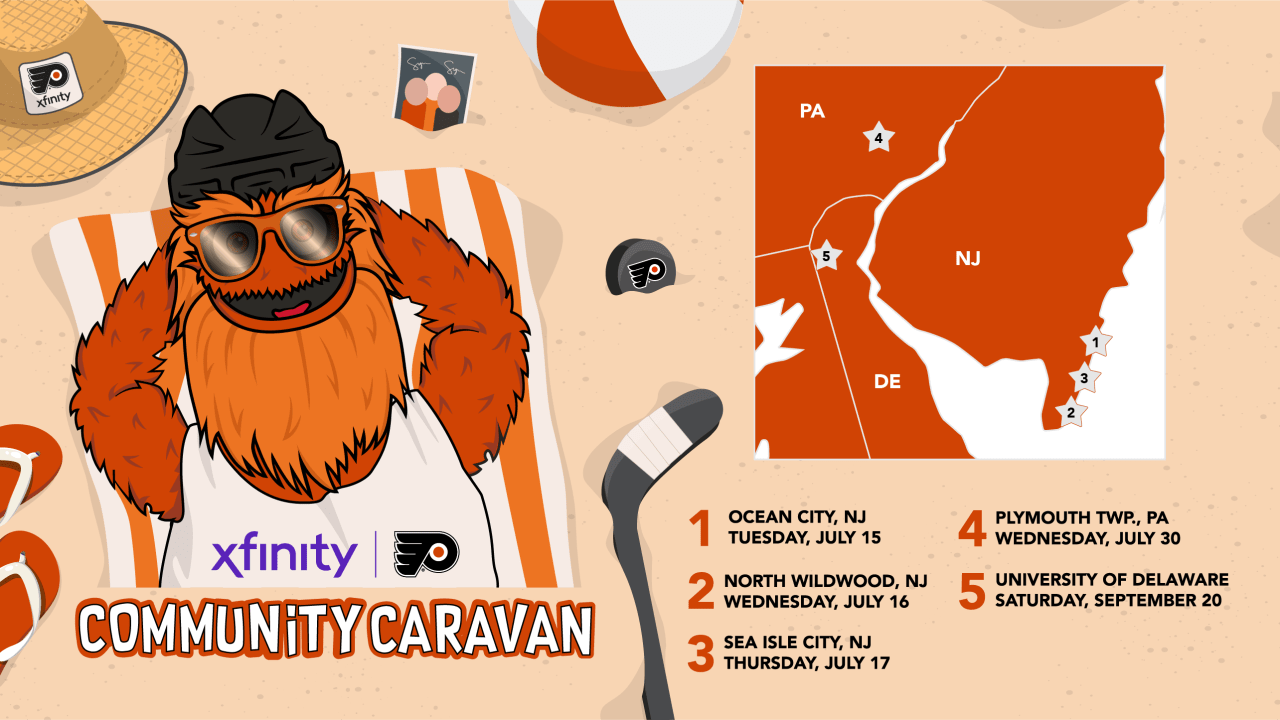 Flyers Announce Dates for the 2025 Community Caravan | Philadelphia Flyers