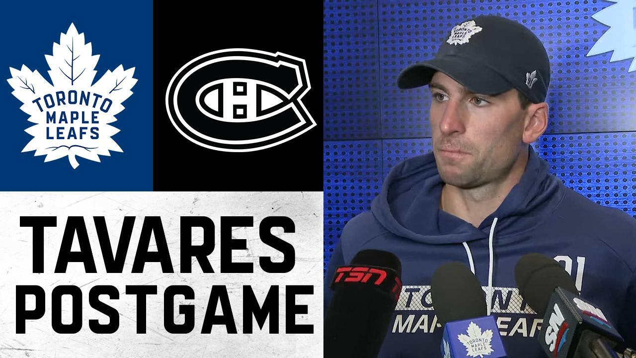 John Tavares Post Game Toronto Maple Leafs