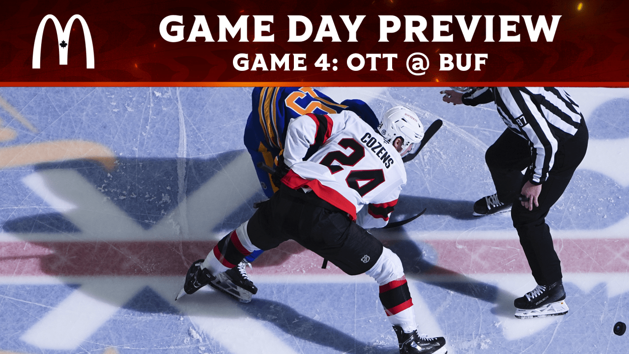 Hot in the dot: Sens look to continue faceoff prowess in Buffalo | Ottawa Senators