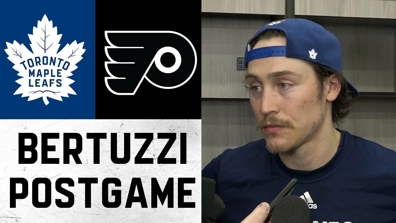 Tyler Bertuzzi Post Game Toronto Maple Leafs