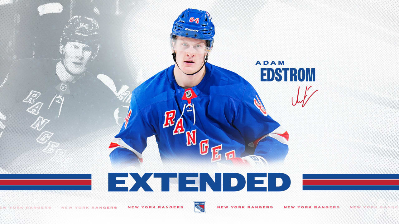 Rangers Agree to Terms with Adam Edstrom | New York Rangers
