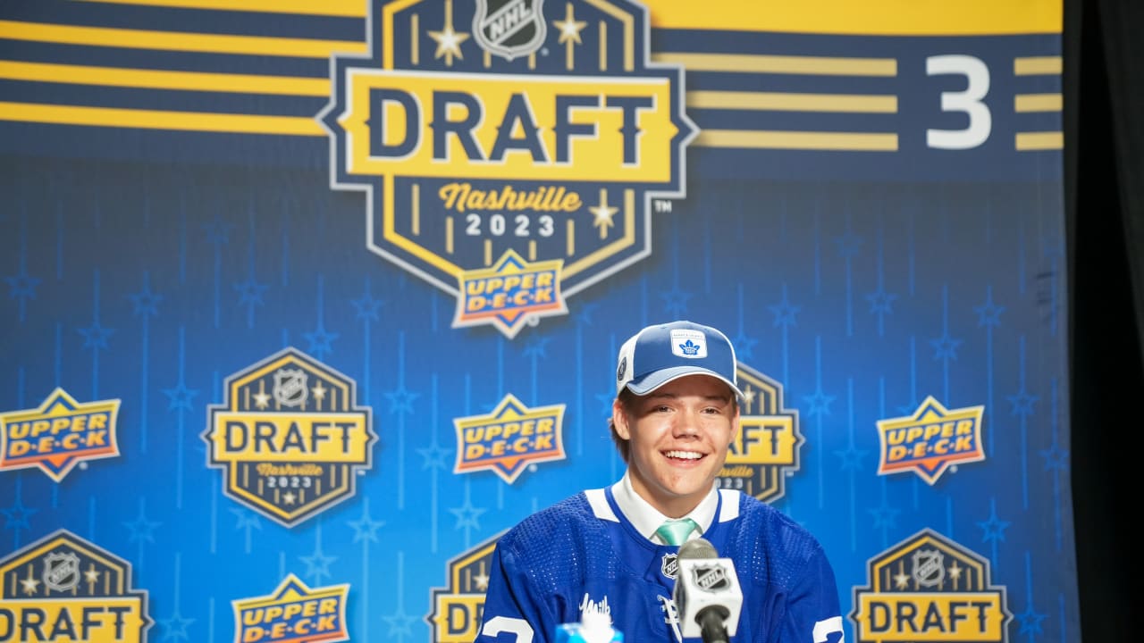 Easton Cowan, the Leafs Draft Pick Who Was Named After Hockey, is Looking  to Take Things Slow at Development Camp - The Hockey News Toronto Maple  Leafs News, Analysis and More