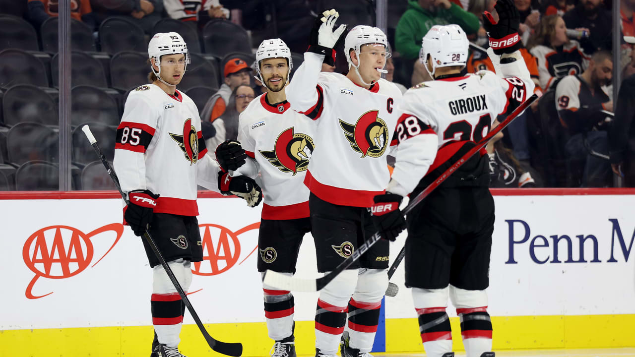 Tkachuk scores, Senators top Flyers for 4th straight win | NHL.com