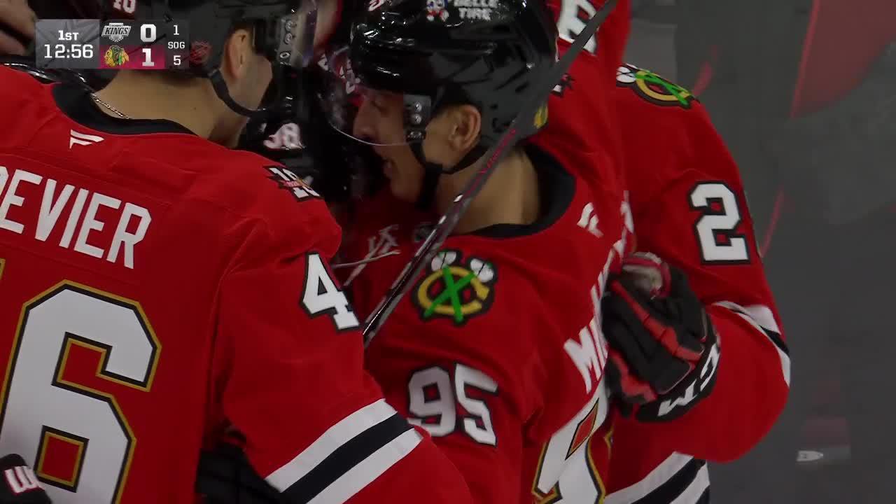 Bedard Tip-In Goal | Chicago Blackhawks Bedard Tip-In Goal | Chicago Blackhawks