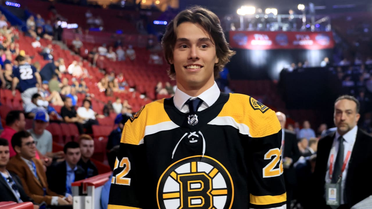 Frederic Brunet, #132 pick by the Boston Bruins, poses for a portrait  News Photo - Getty Images
