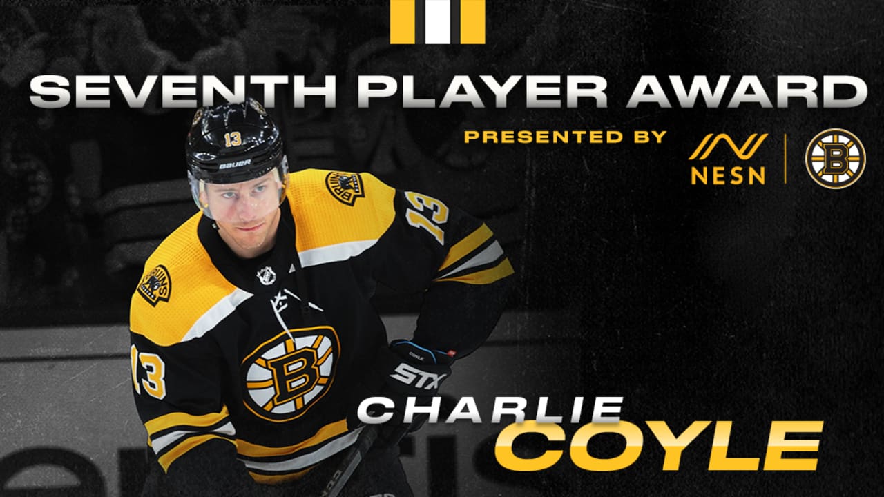 Charlie Coyle Receives NESN's 7th Player Award Boston Bruins