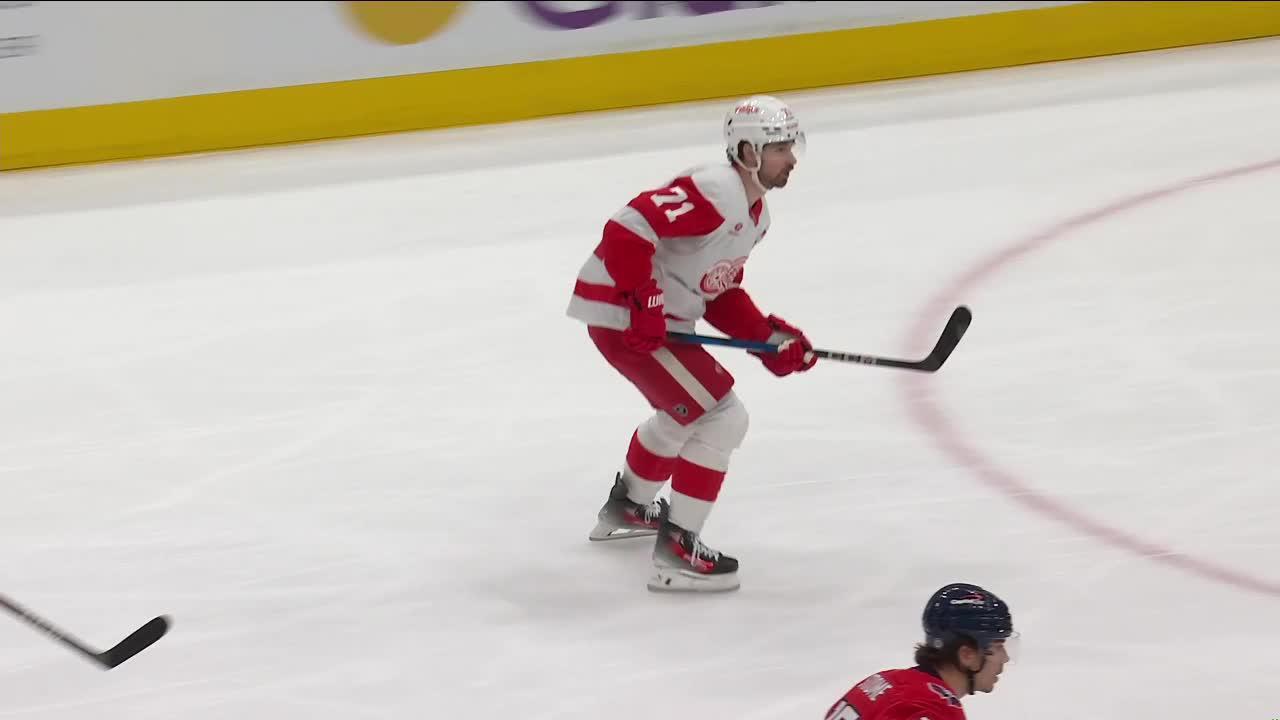 DET@WSH: Larkin scores goal against Logan Thompson | Detroit Red Wings