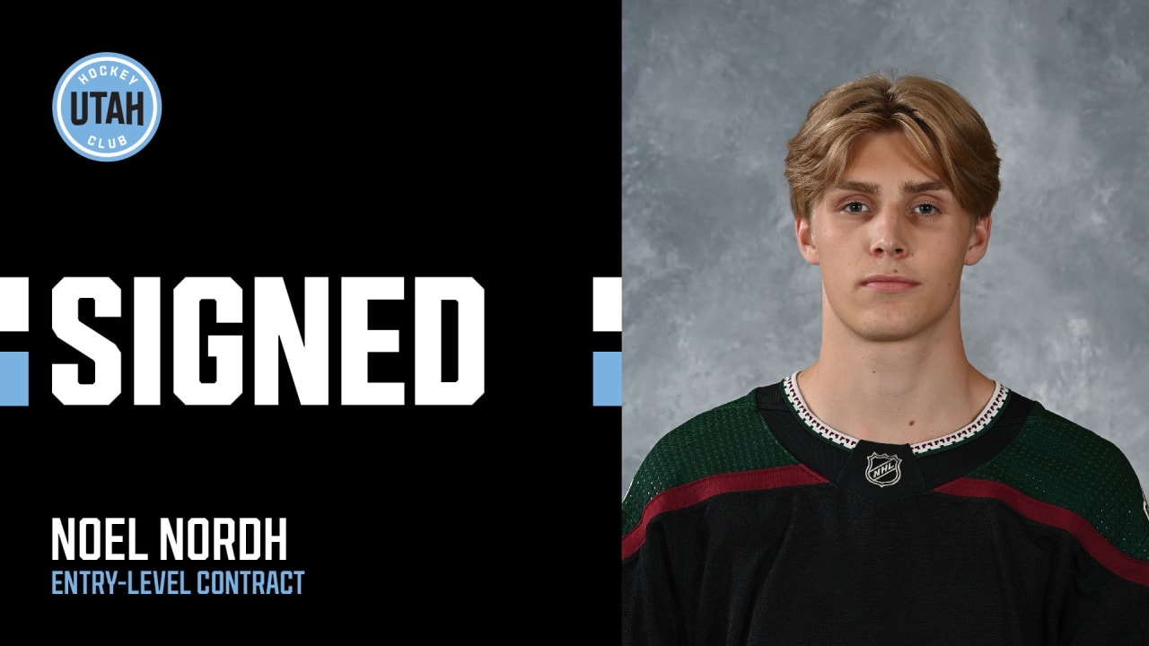 Utah Hockey Club signs Noel Nordh to an entry-level contract