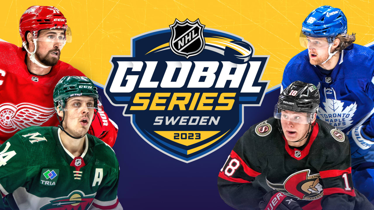 Vier Teams bei der NHL Global Series 2023