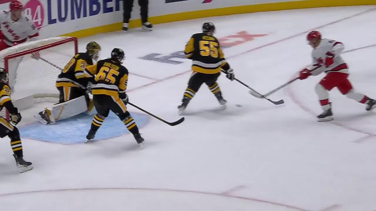 CARPIT Blake scores goal against Joel Blomqvist Carolina Hurricanes