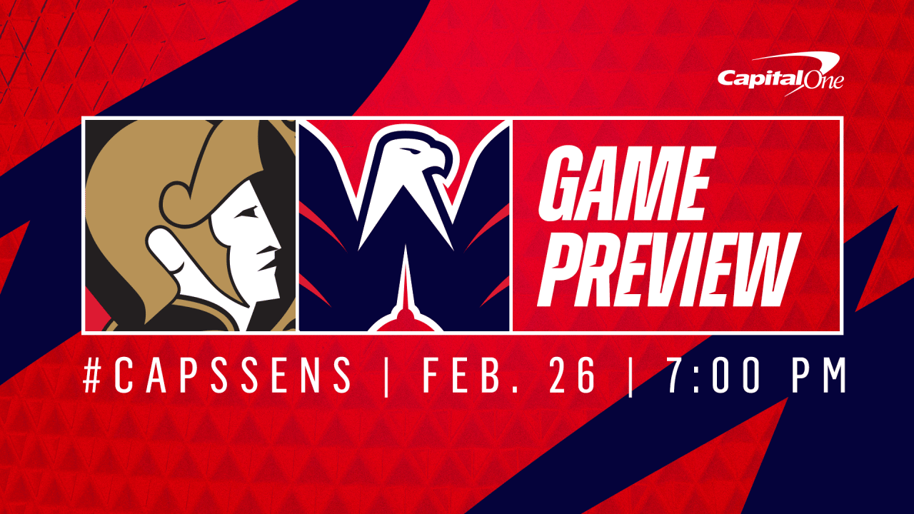 Caps Host Ottawa Washington Capitals