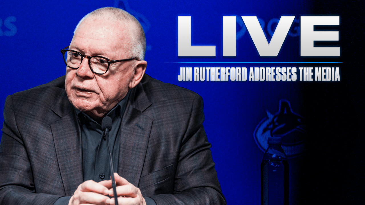LIVE | Jim Rutherford Media Availability | Vancouver Canucks