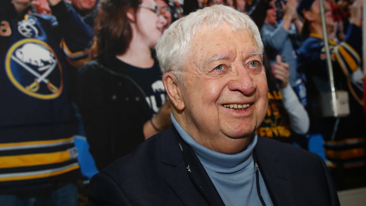 1 year ago today, Rick Jeanneret was immortalized in the rafters : r/sabres