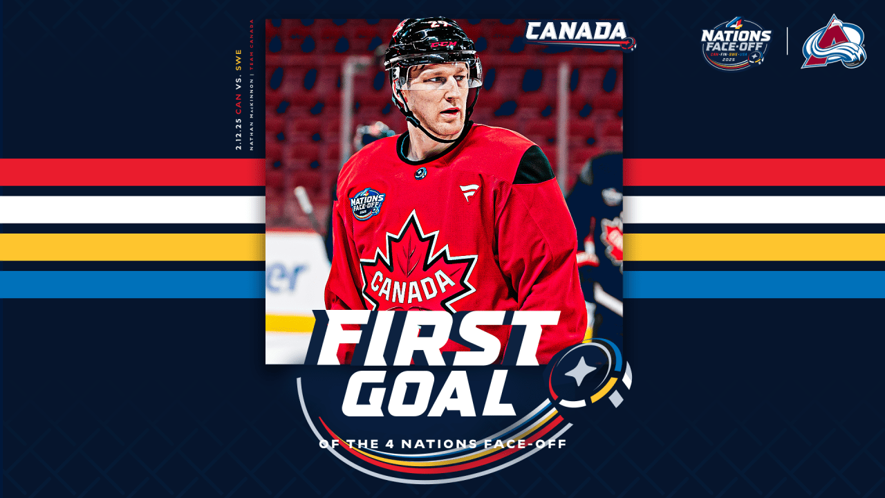 Nathan MacKinnon Makes History, Scores FirstEver Goal at 4 Nations