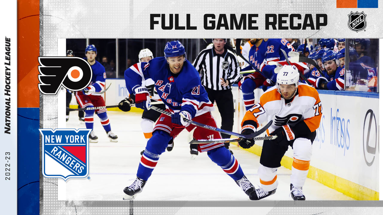 Chris Kreider, Rangers beat Flyers in overtime