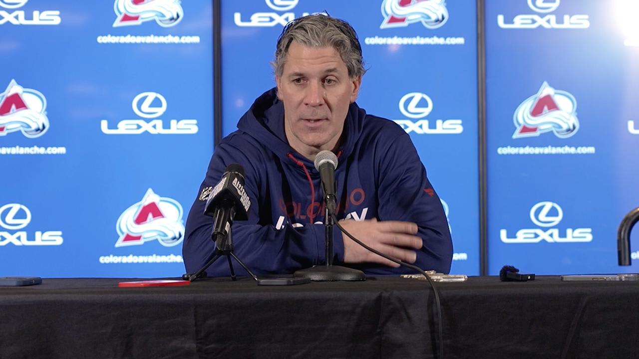 Pregame Bednar (Jan. 10) Colorado Avalanche