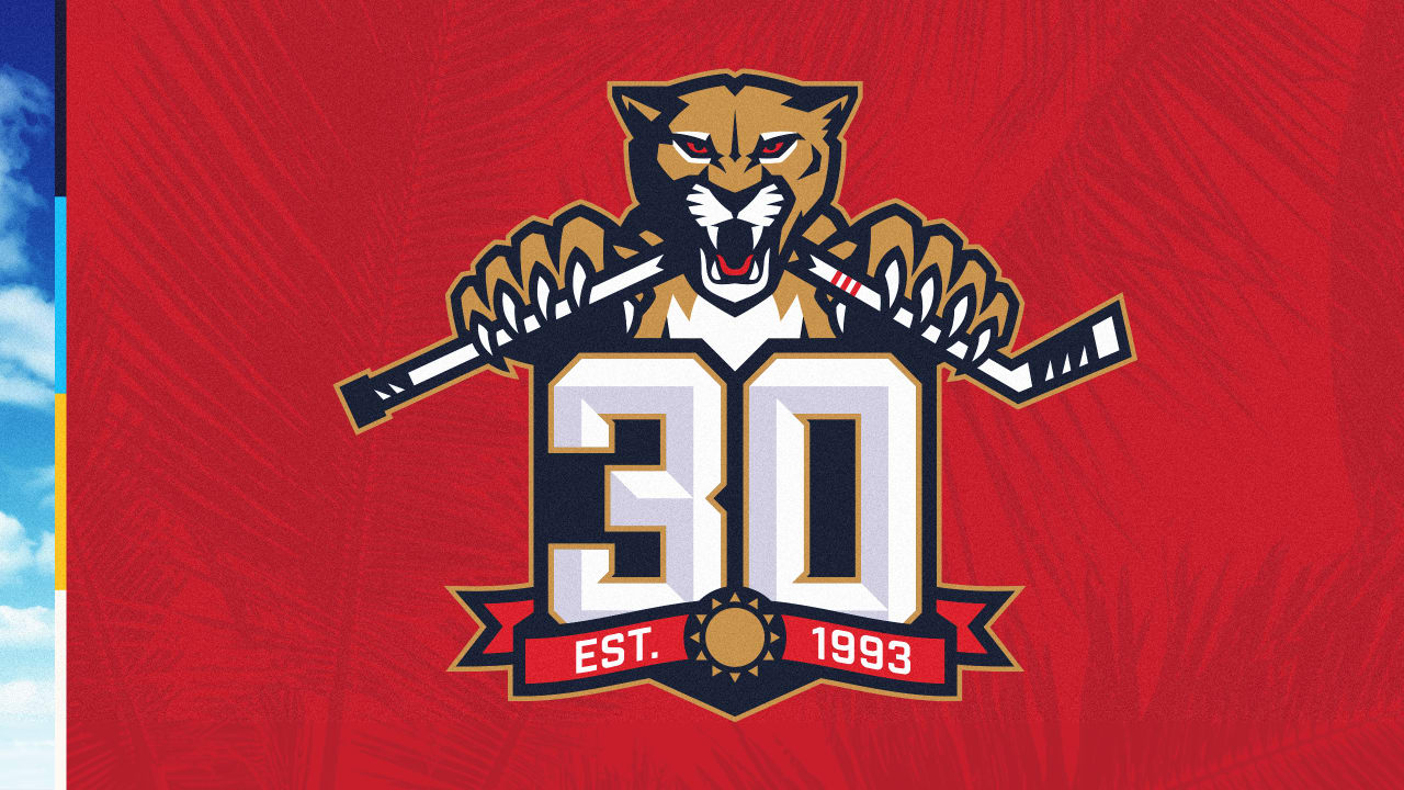 Florida Panthers Unveil 30th-Anniversary Logo