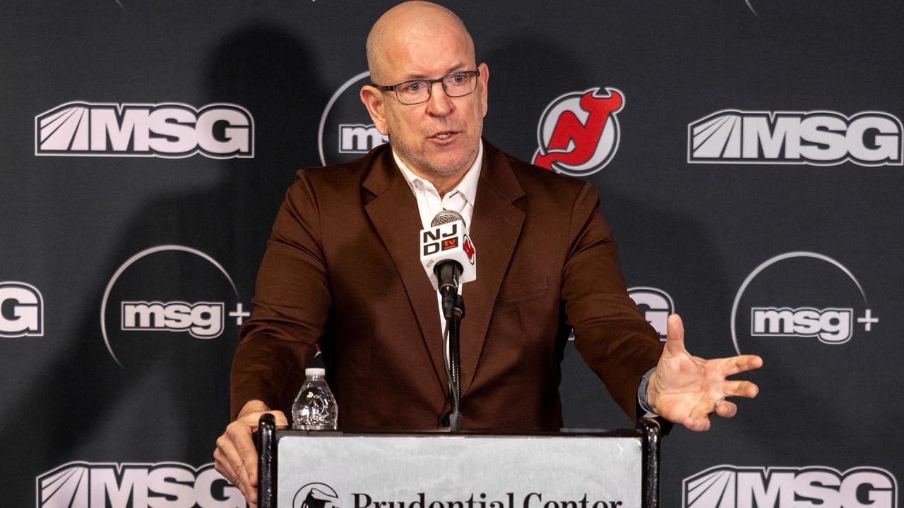 Tom Fitzgerald Press Conference | New Jersey Devils