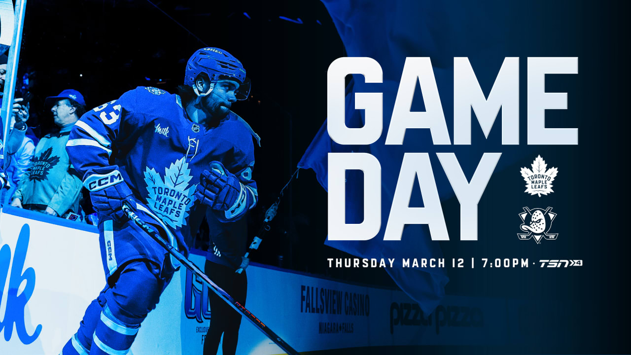 GAME DAY vs ANAHEIM - Mar. 12, 2026 | Toronto Maple Leafs