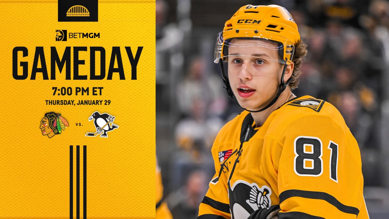 Game Preview: 01.29.26 vs Chicago Blackhawks | Pittsburgh Penguins