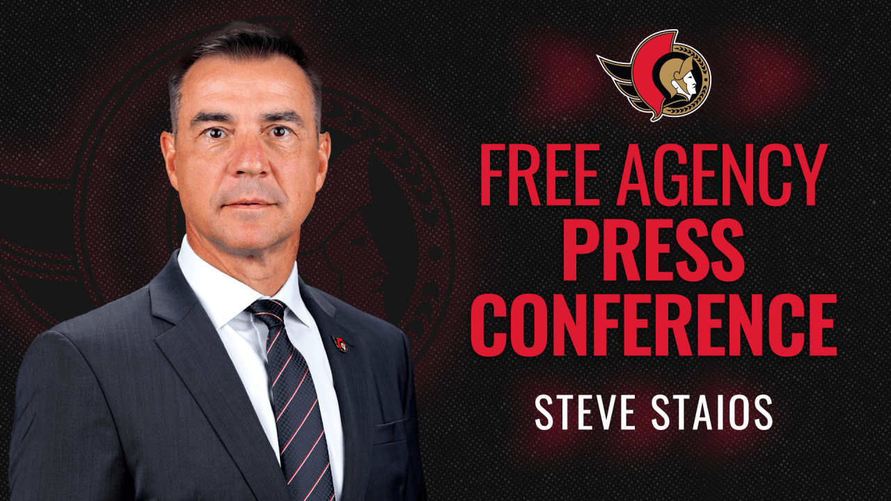 Free Agency Press Conference | Ottawa Senators