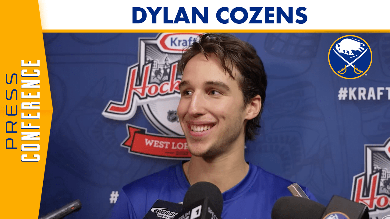 Dylan Cozens Pregame At TOR | Buffalo Sabres