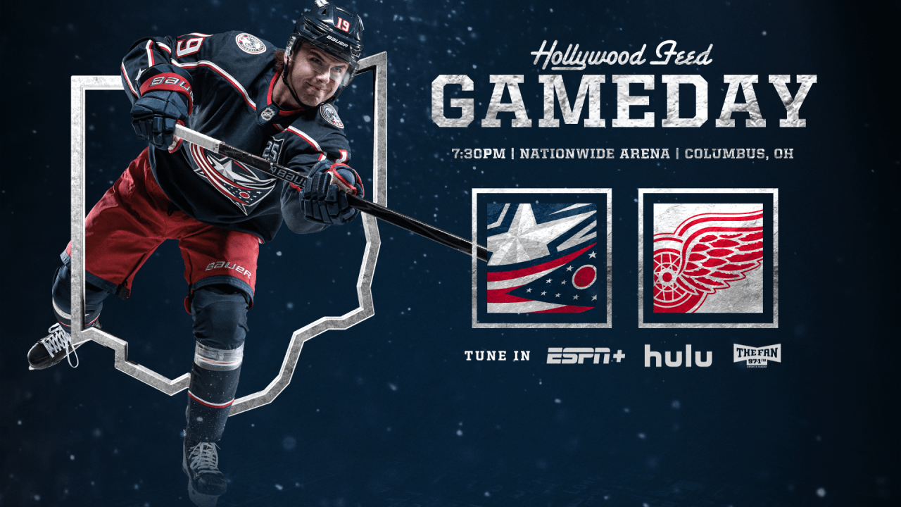 PREVIEW: Blue Jackets, Red Wings face off at Nationwide Arena | Columbus Blue Jackets