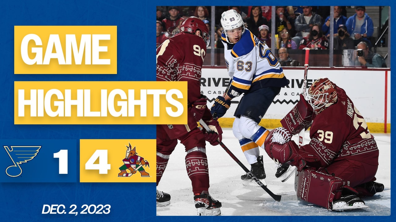 Highlights: ARI 4, STL 1 | St. Louis Blues