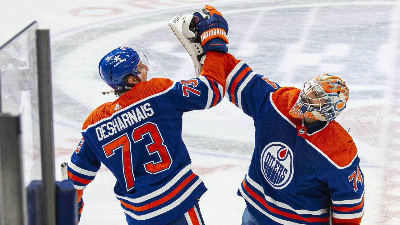 POST-GAME: Skinner & Desharnais Savour Oilers Victories | Edmonton Oilers