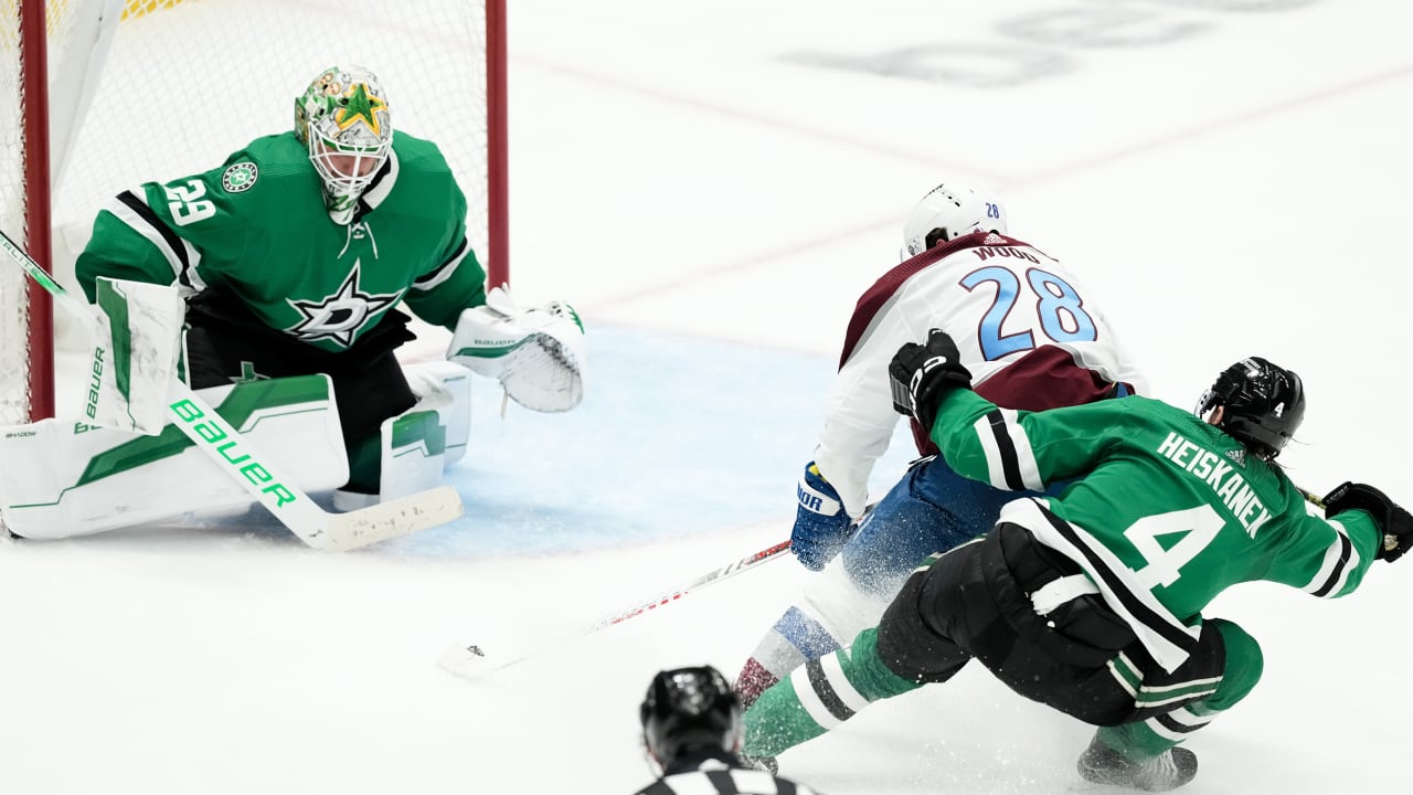 Stars not worried after blowing 3-goal lead to Avalanche in Game 1 loss ...