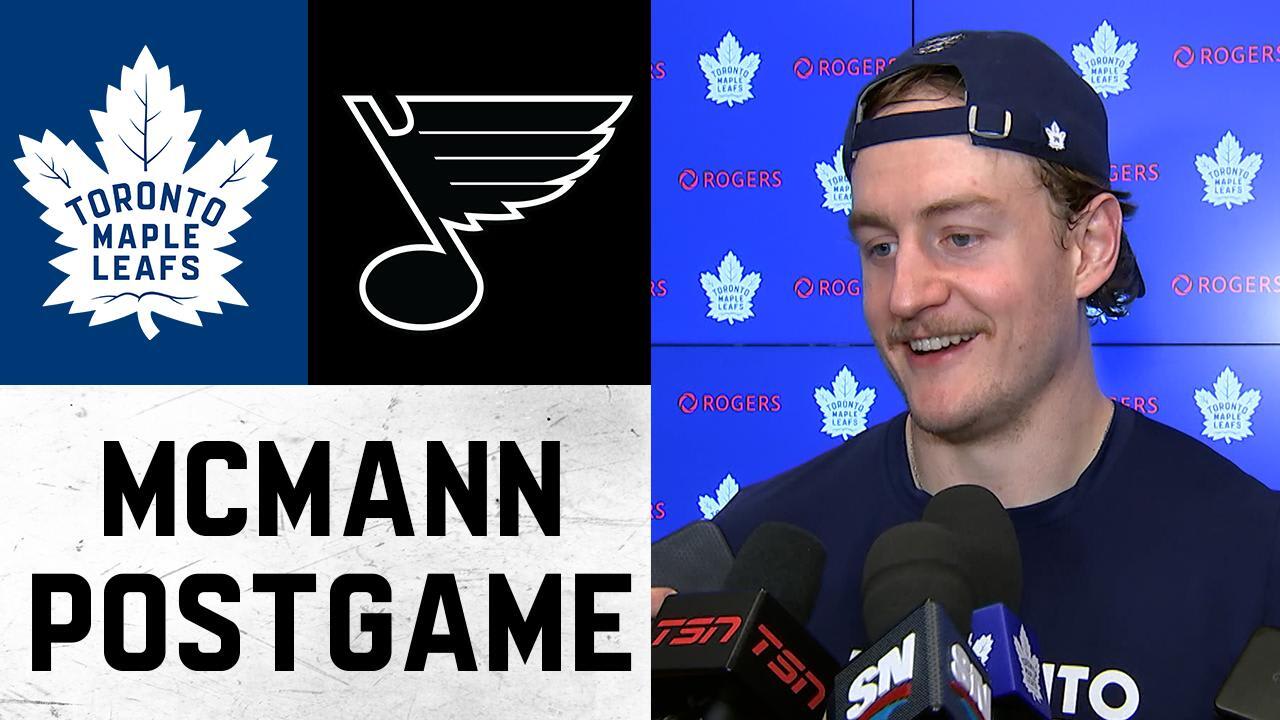 Bobby McMann | Post Game | Toronto Maple Leafs