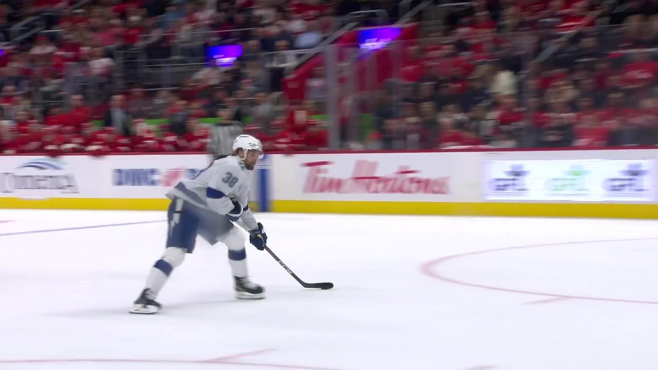 Brandon Hagel with a Goal vs. Detroit Red Wings