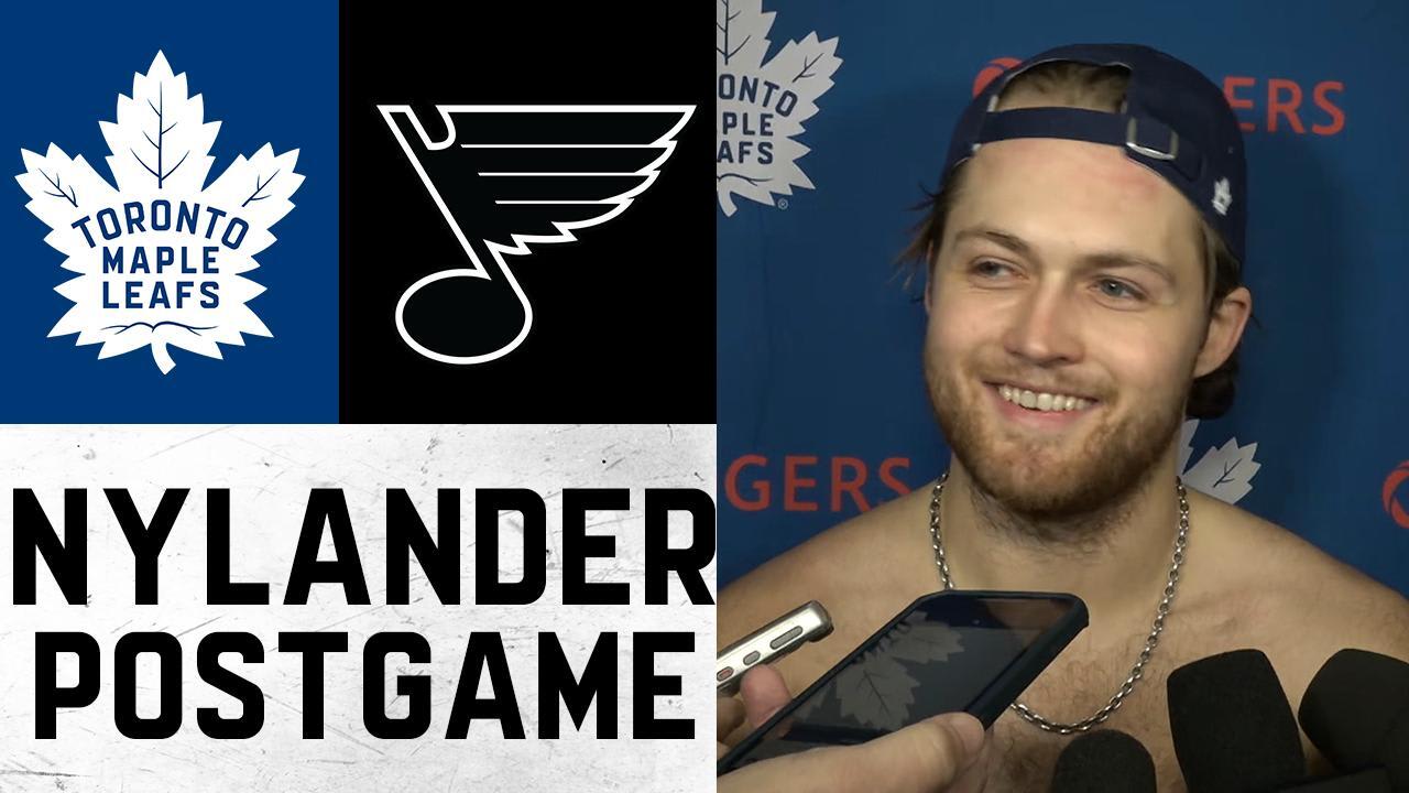 William Nylander Post Game Toronto Maple Leafs