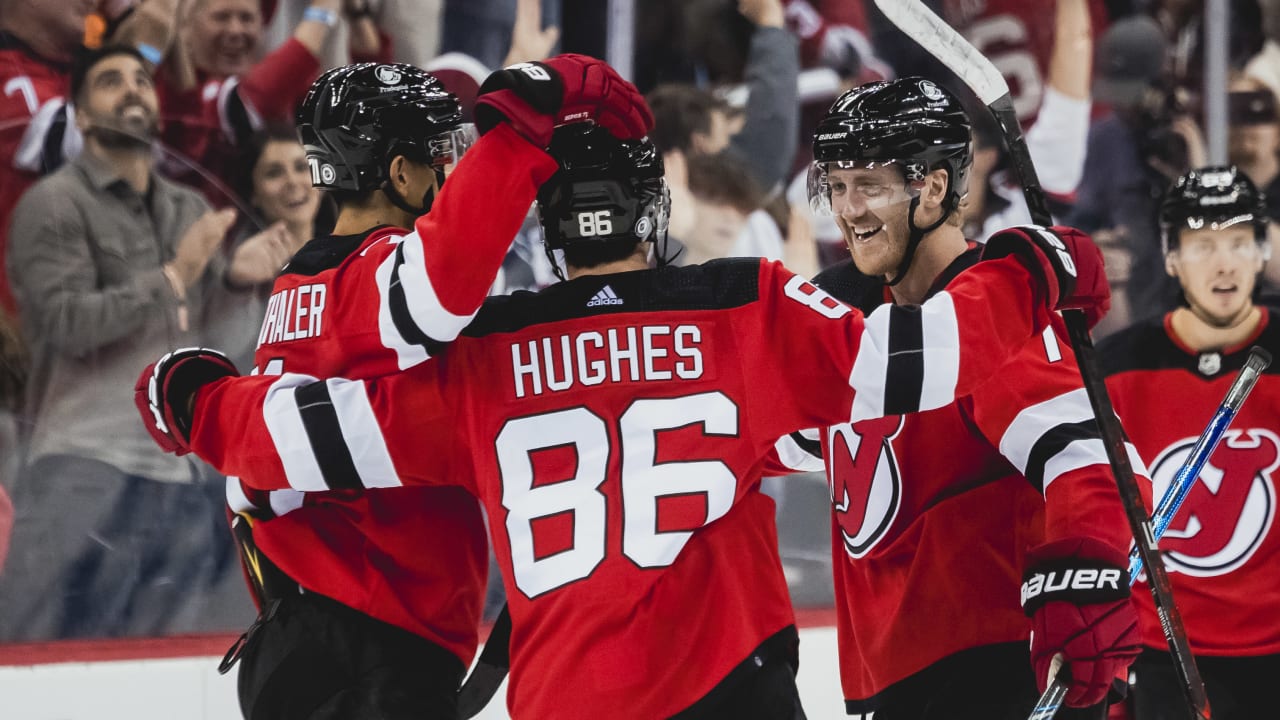 Dougie Hamilton and Jack Hughes help New Jersey Devils beat Detroit Red  Wings 4-3
