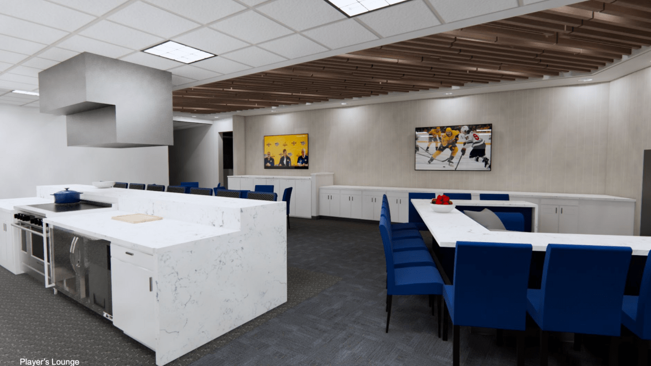 Bridgestone Arena Offseason Renovations Include Improvements to Preds Players' Lounge, Training Areas | Nashville Predators