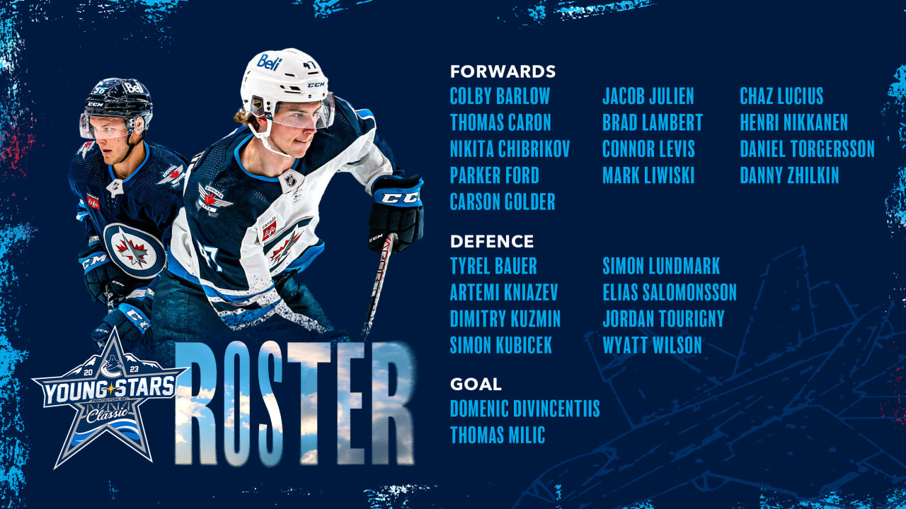 Jets announce 2023 Young Stars Classic roster Winnipeg Jets
