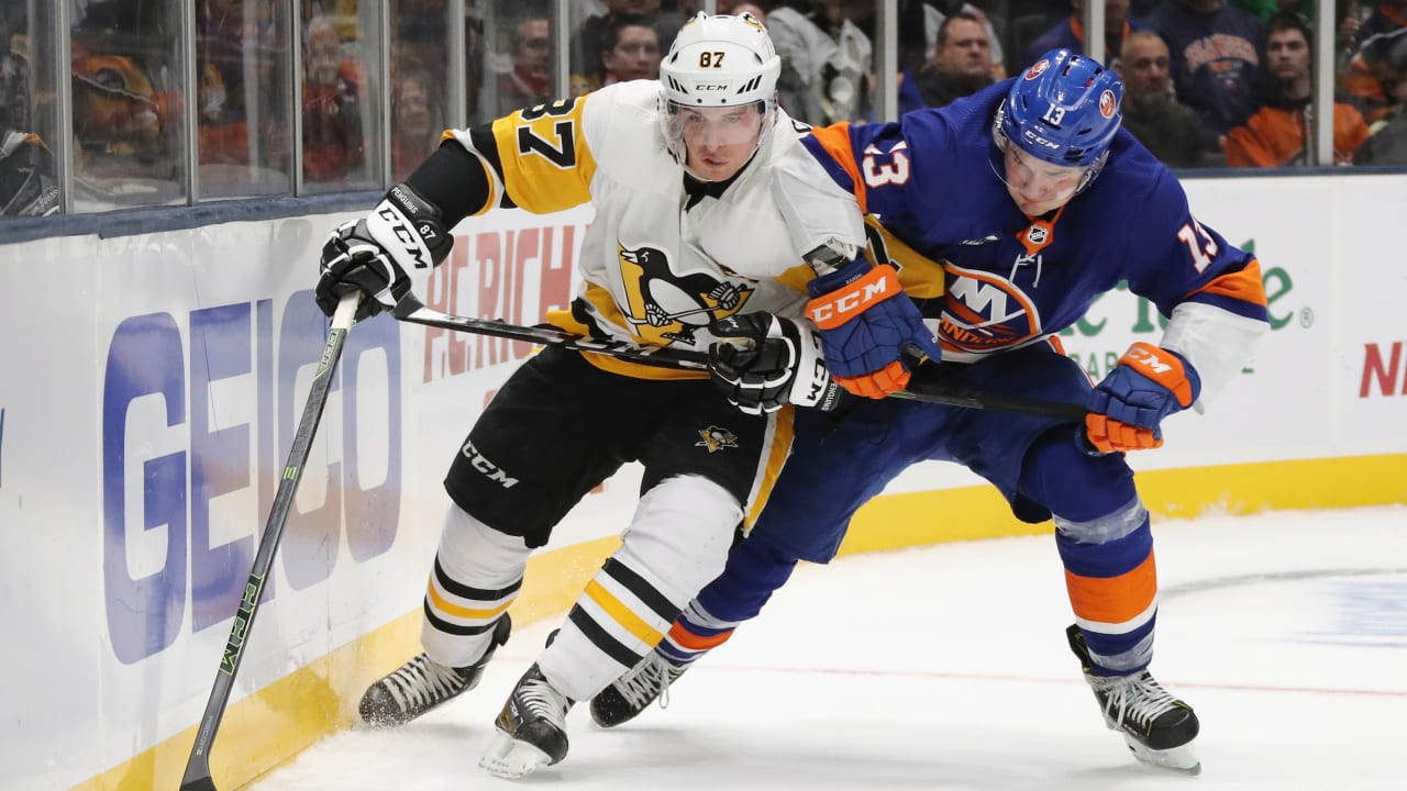 En cinq points Penguins vs Islanders, match no 1