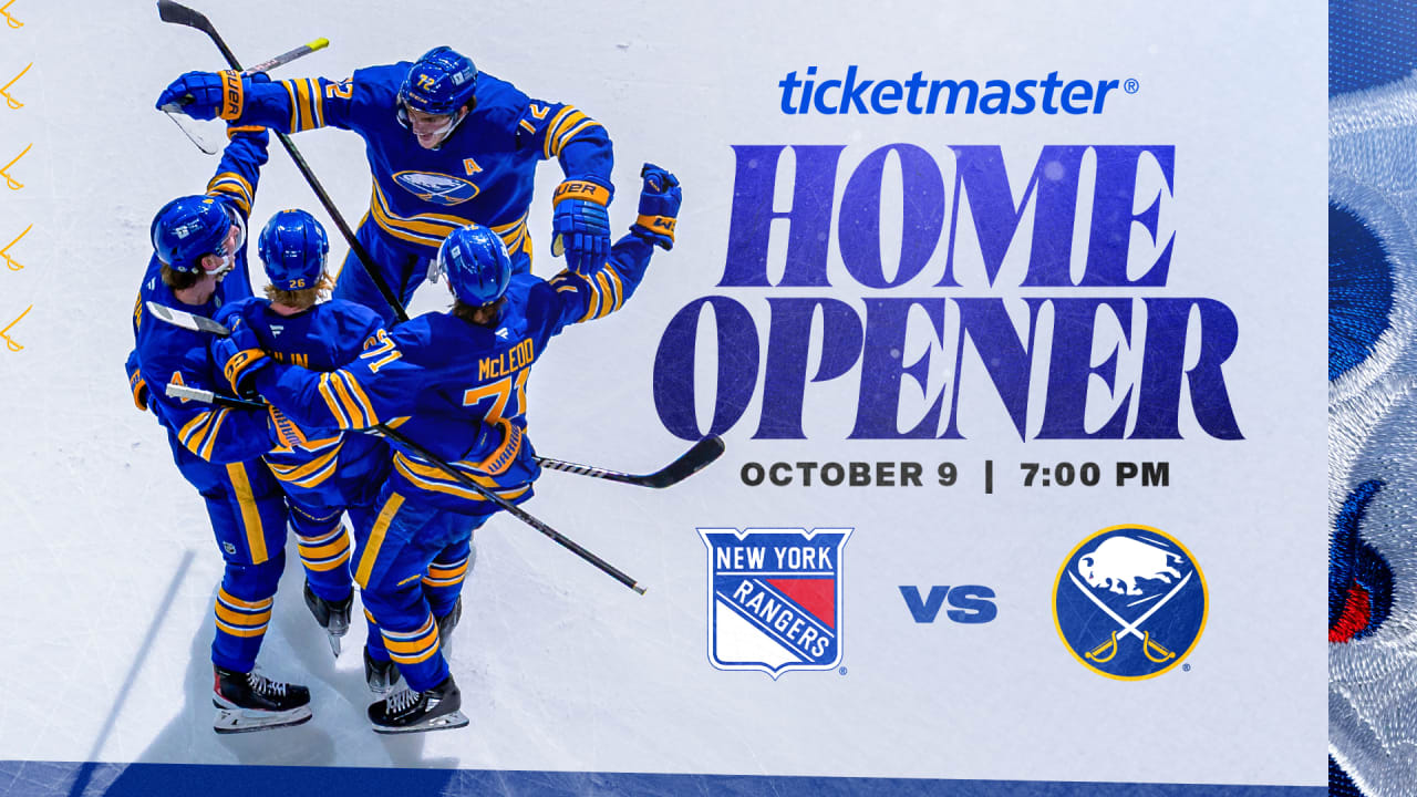 Sabres to open 2025-26 season at home on Thursday, Oct. 9 