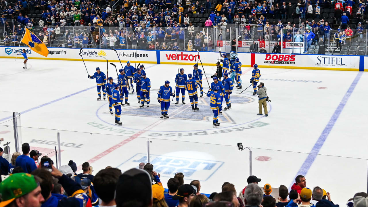 Blues set new franchise record with 12 consecutive wins | St. Louis Blues
