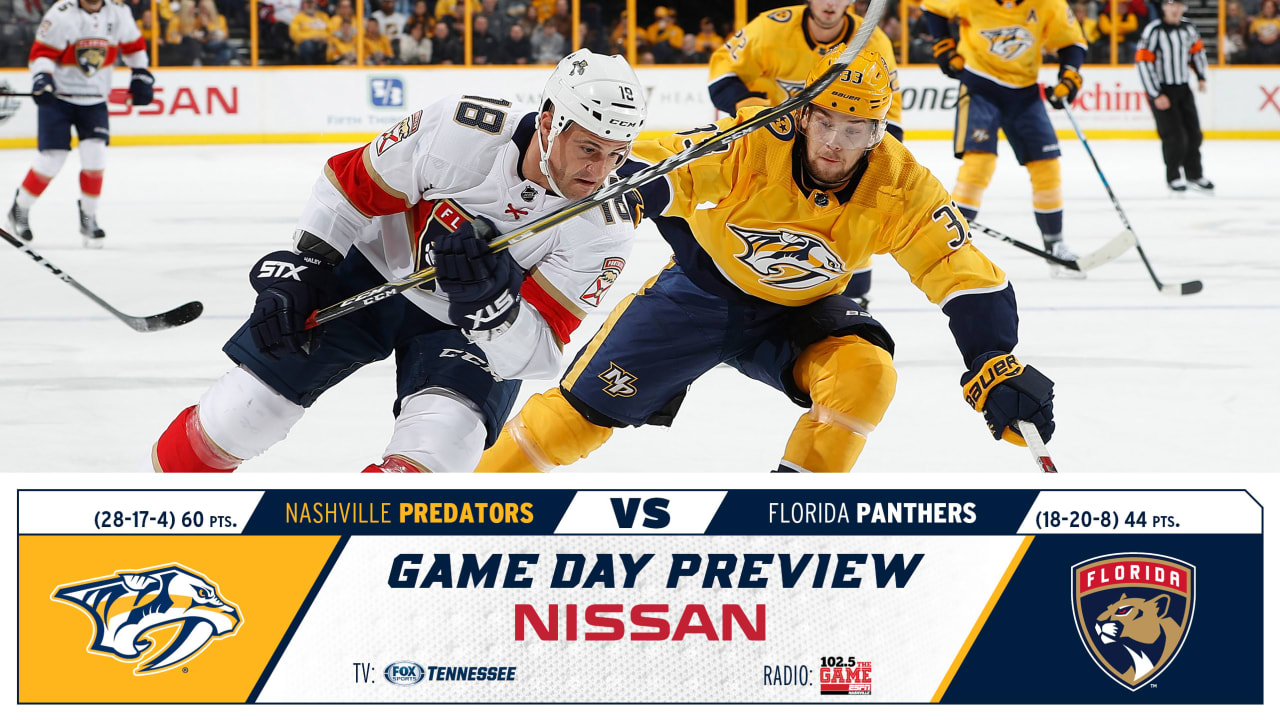How to Watch, Live Stream Panthers vs. Preds | Nashville Predators