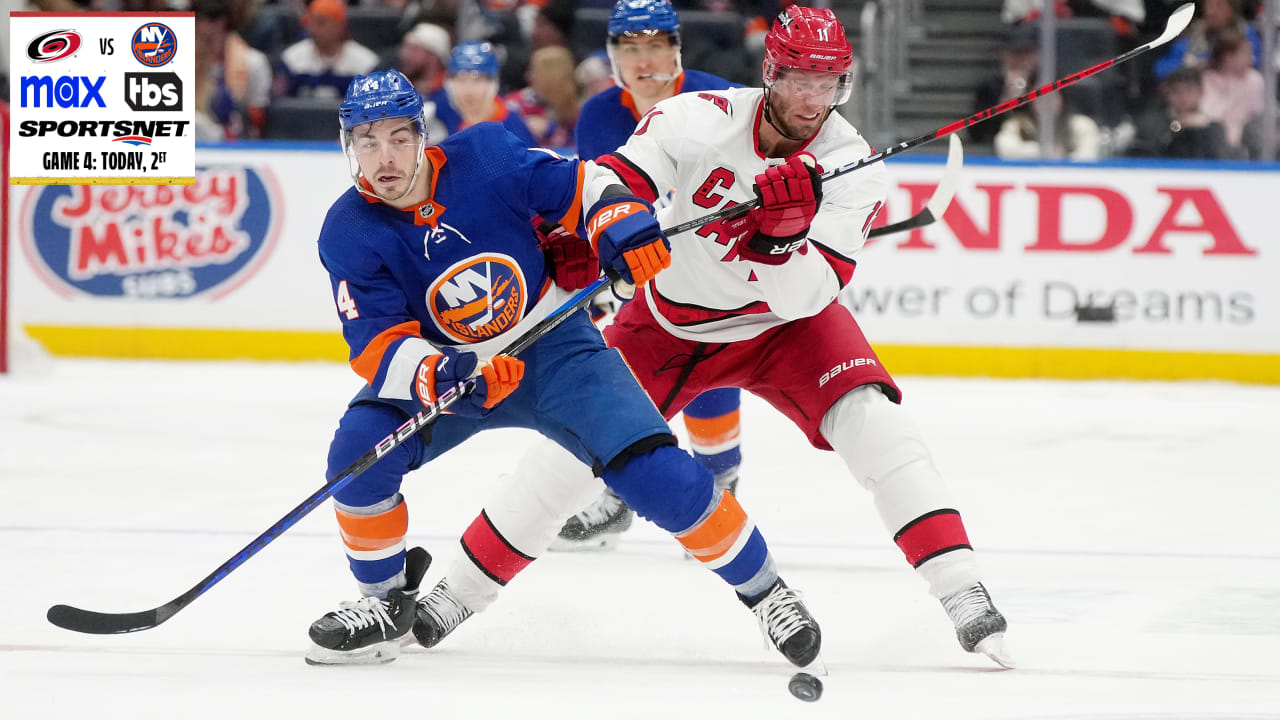 3 Keys: Hurricanes at Islanders, Game 4 of Eastern 1st Round | NHL.com - What Channel Is The Islanders Game On Tonight