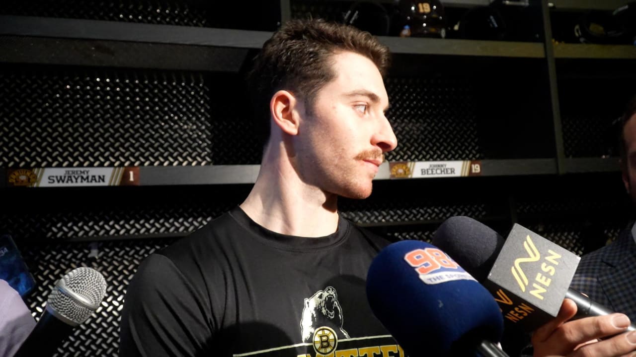 Locker Room Raw: Jeremy Swayman | Boston Bruins