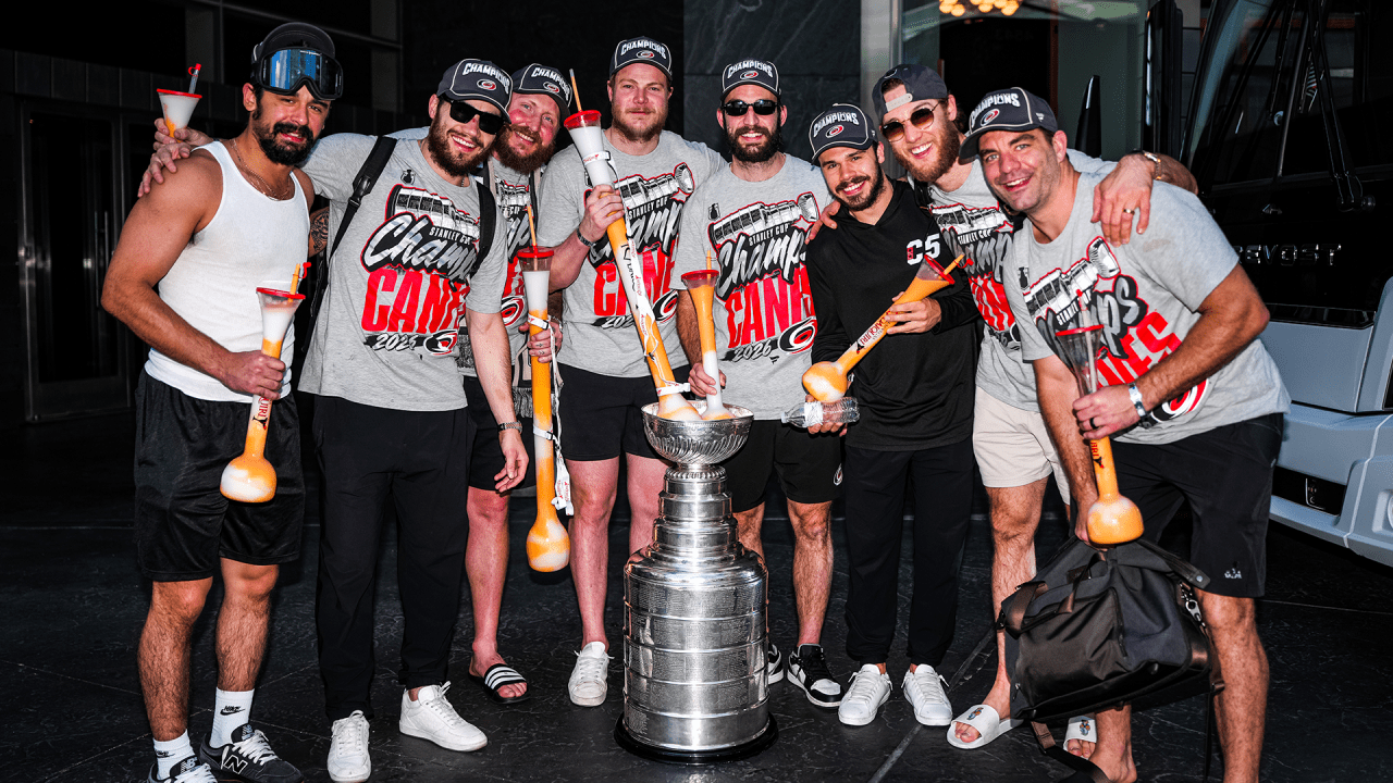 Canes Begin Cup Celebrations In Raleigh At Teets
