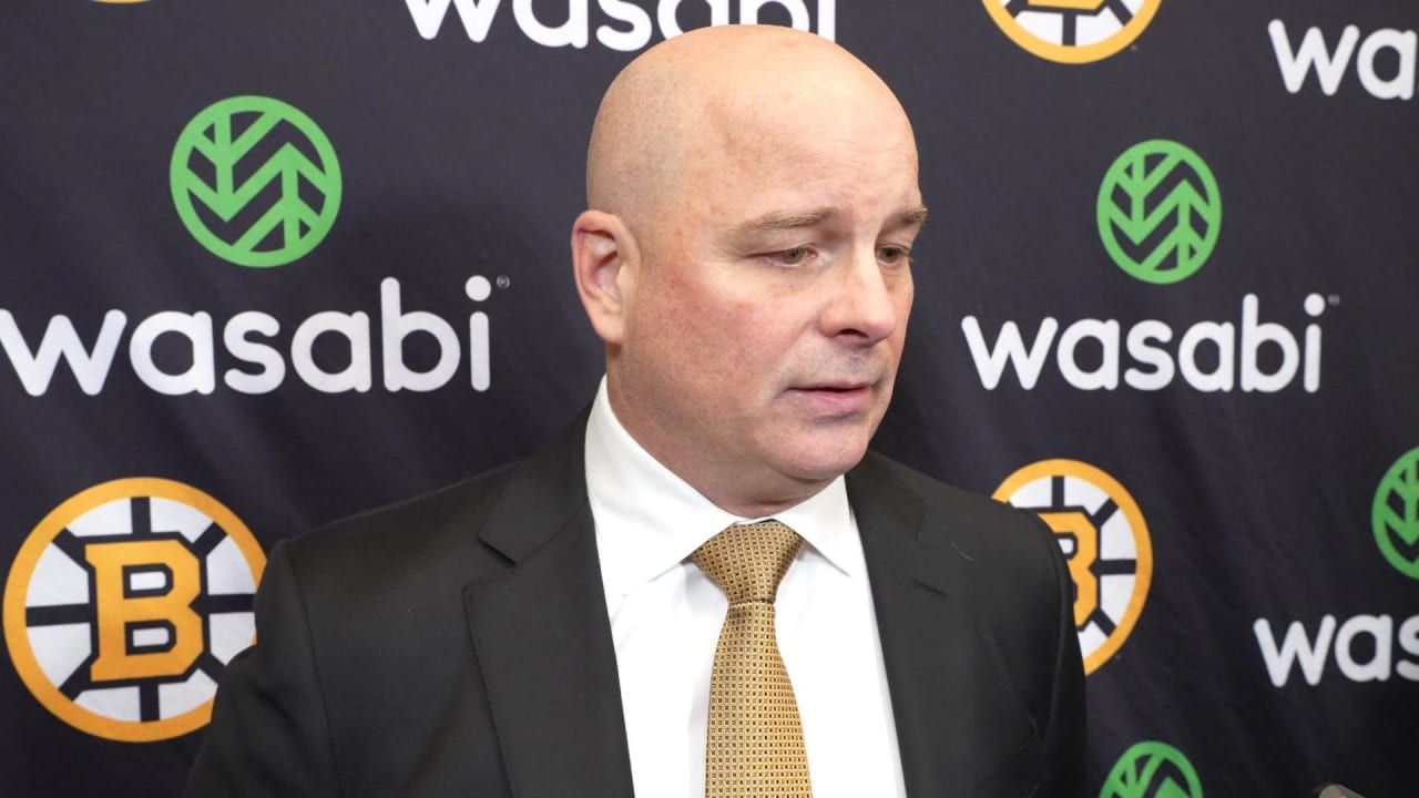 Press Room: Jim Montgomery | Boston Bruins