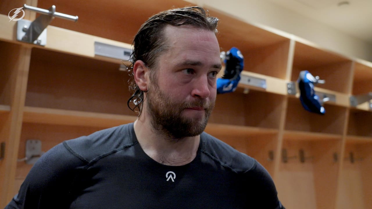 Victor Hedman Postgame at Toronto Maple Leafs Tampa Bay Lightning
