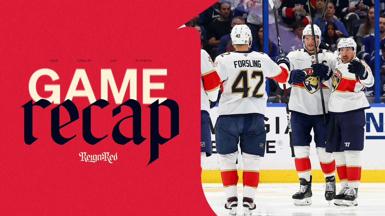 RECAP: Panthers 6, Lightning 3 | Florida Panthers