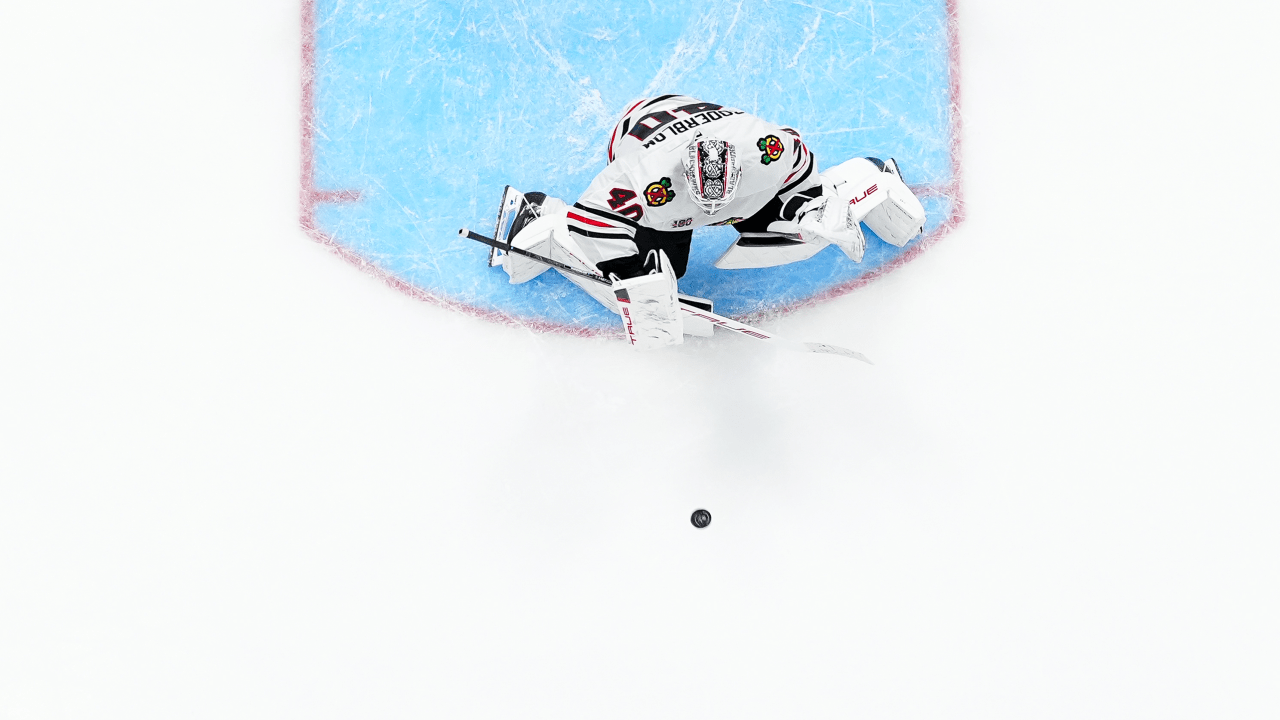 Soderblom makes 22 saves for 1st NHL shutout, Blackhawks defeat Mammoth | NHL.com